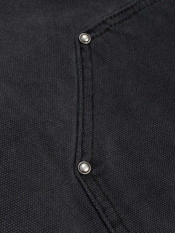 Distressed Cargo Shorts with Chain Detail