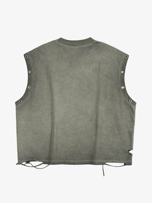 Vintage Cathedral Window Sleeveless T-Shirt 