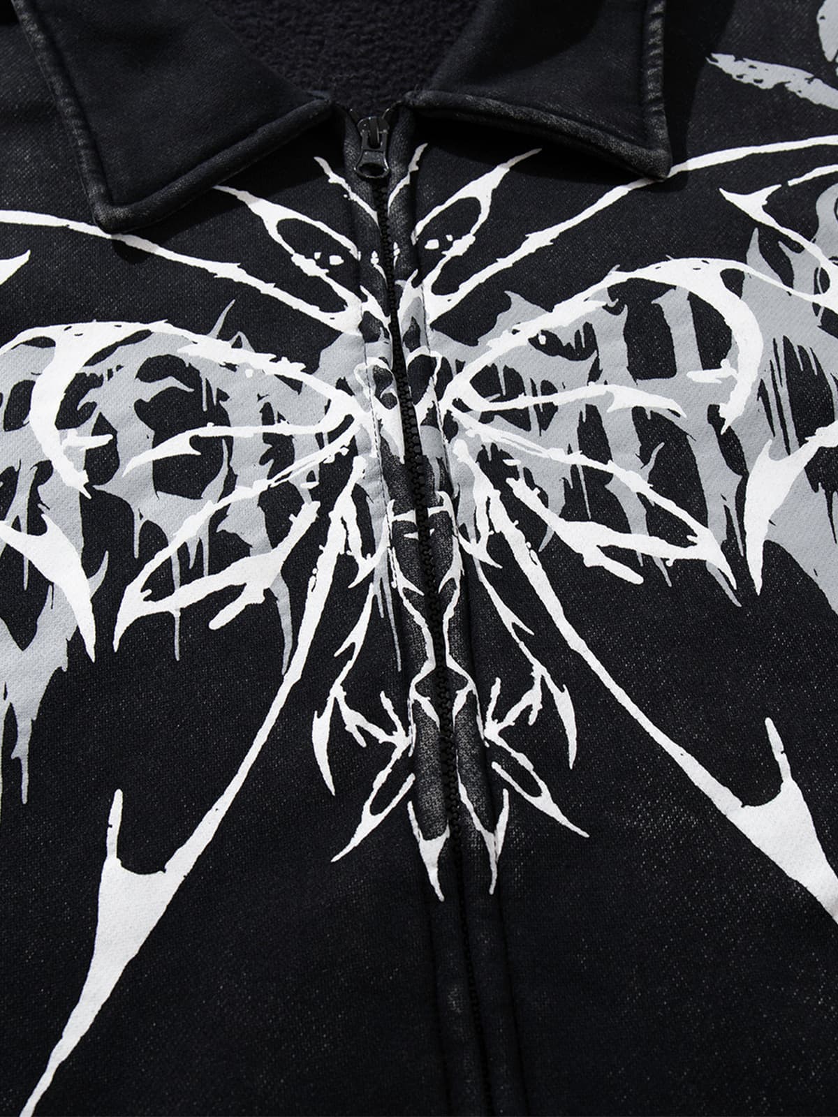 Punk Gothic Butterfly Graphic Streetwear Jacket 