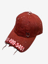 Baseballkappe mit gestickten Ziffern