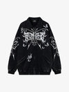Punk Gothic Butterfly Graphic Streetwear Jacket 