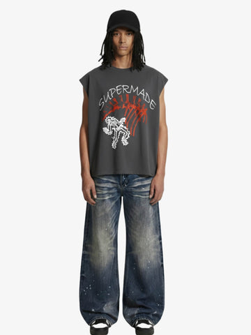 Fun Graphic Print Boxy Silhouette T-Shirt 