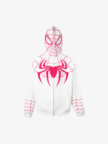 Spider Graphic Zip Hoodie