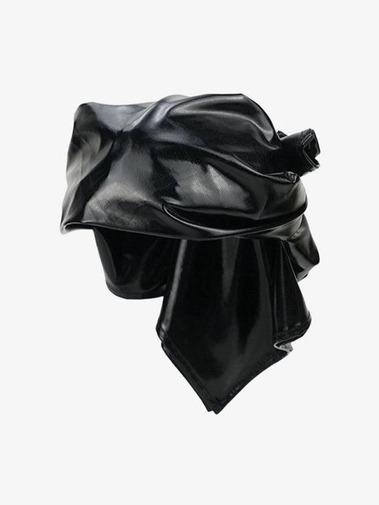 PU Leather Tie Back Bandana 