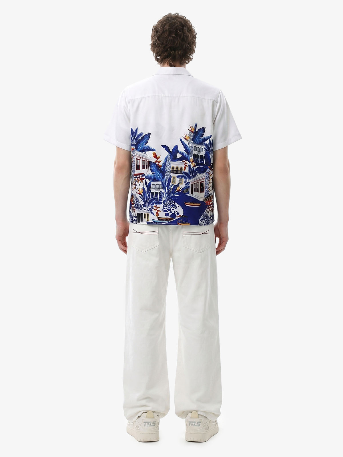 Vintage Seascape Cuban Collar Shirt