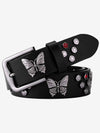 Vintage Butterfly & Star Studded Punk Belt 