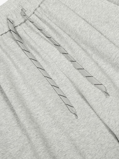 Drawstring Wide Leg Relaxed Sweatpants 