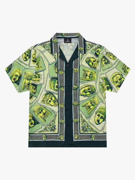 Hawaiihemd mit barockem Muster