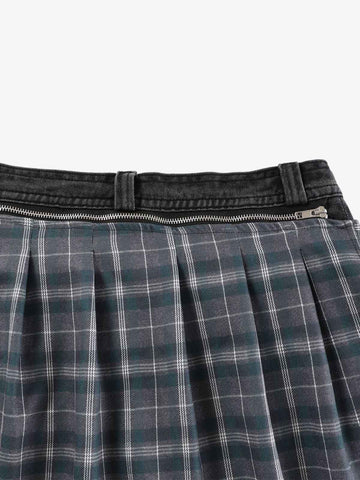 Detachable Skirted Curved Jeans 