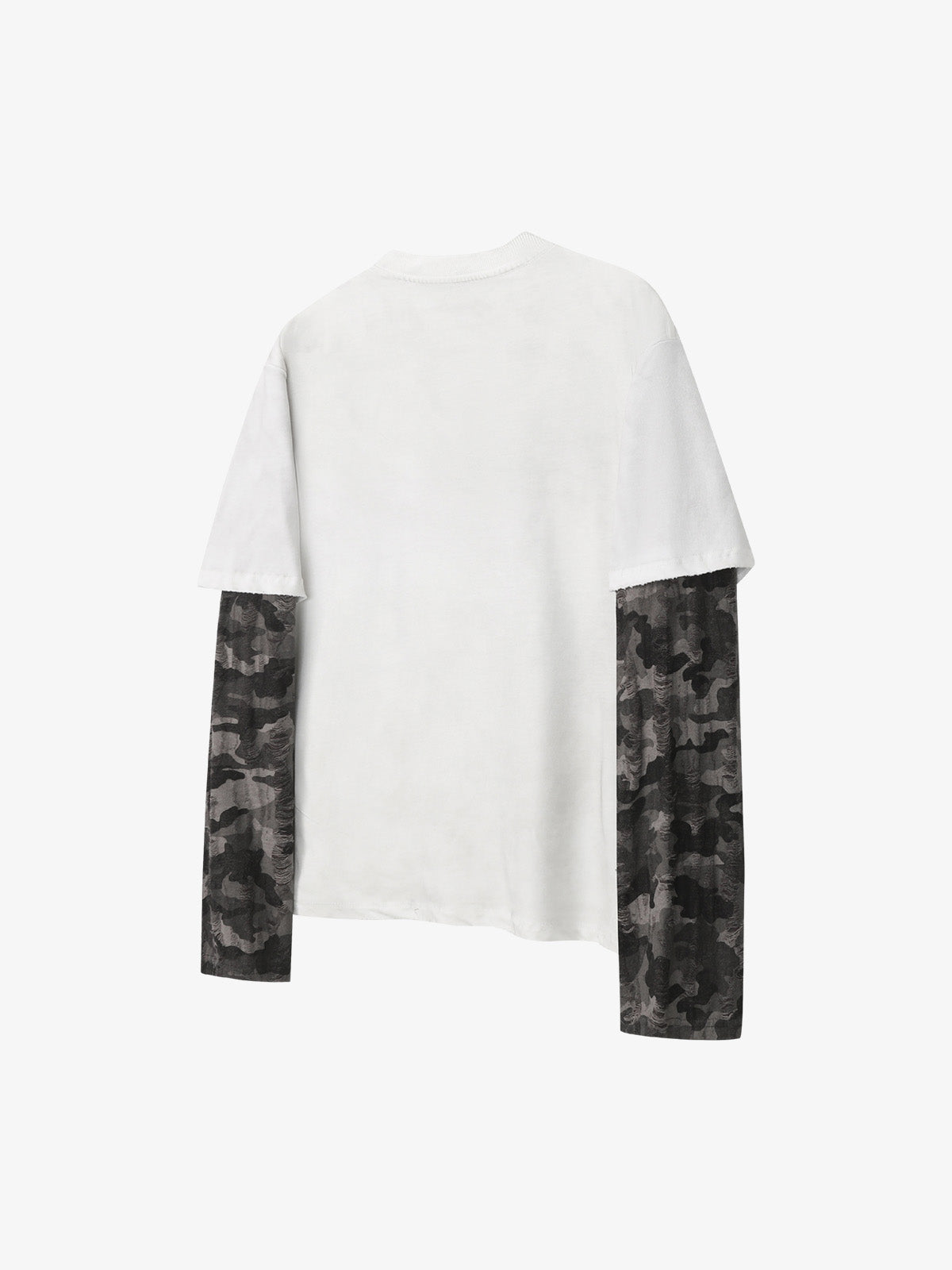 Layered Leopard Horse Graphic Long Sleeve T-Shirt 