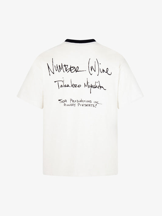 T-Shirt mit Pferde-Graffiti-Grafikdruck