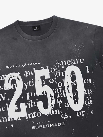 Newspaper Typo 250 Washed T-Shirt 