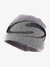 Retro High-Street Striped Graphic Knit Beanie 