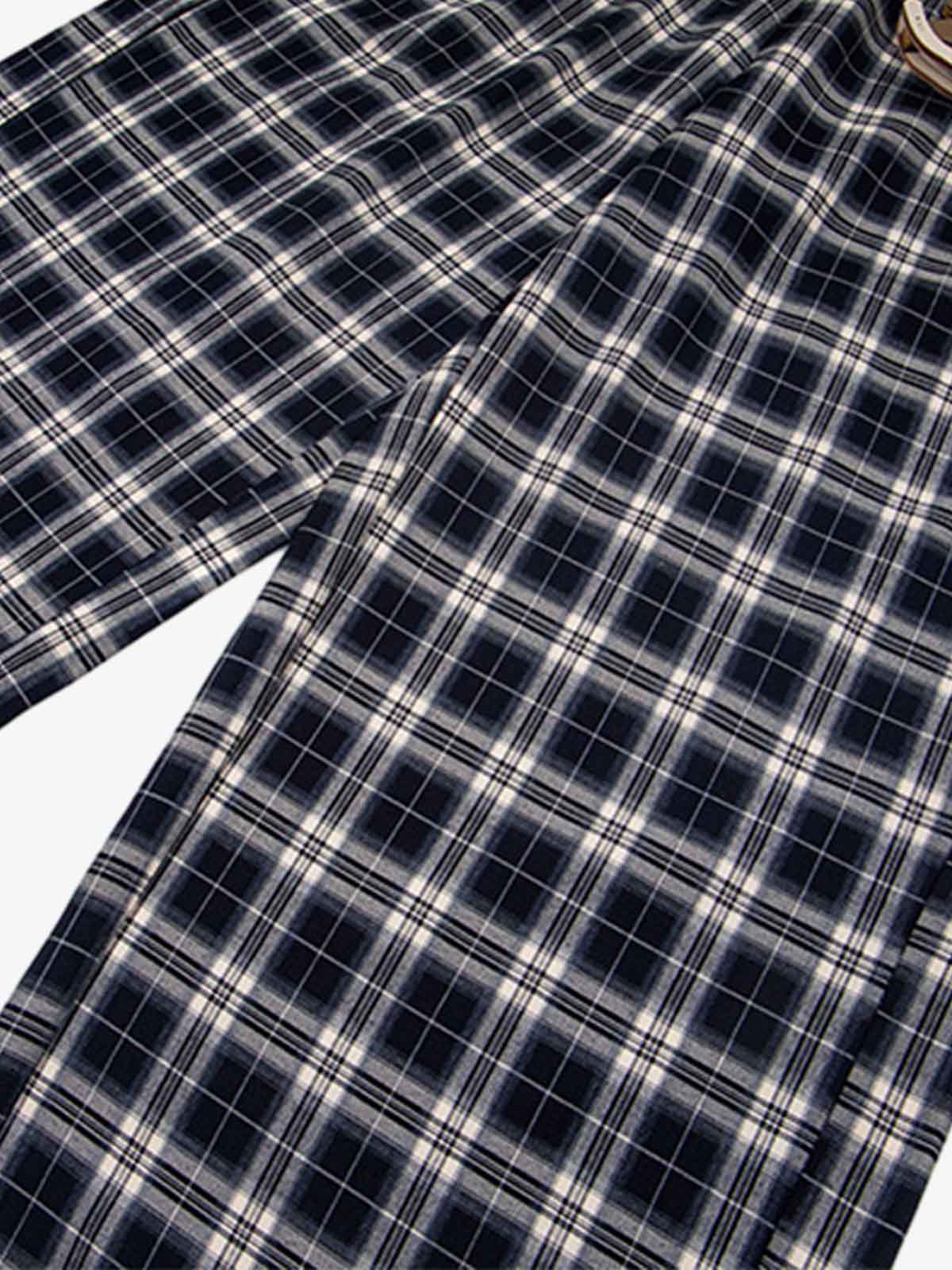 Super Soft Cotton Flannel Pajama Pants – Wide-Leg Plaid Lounge Pants