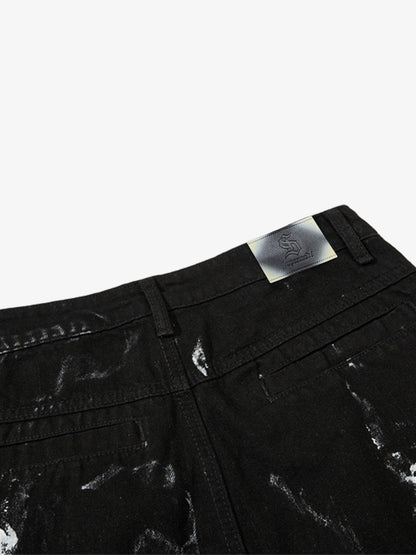 Deconstructed Layered Patchwork Cargo Pants 