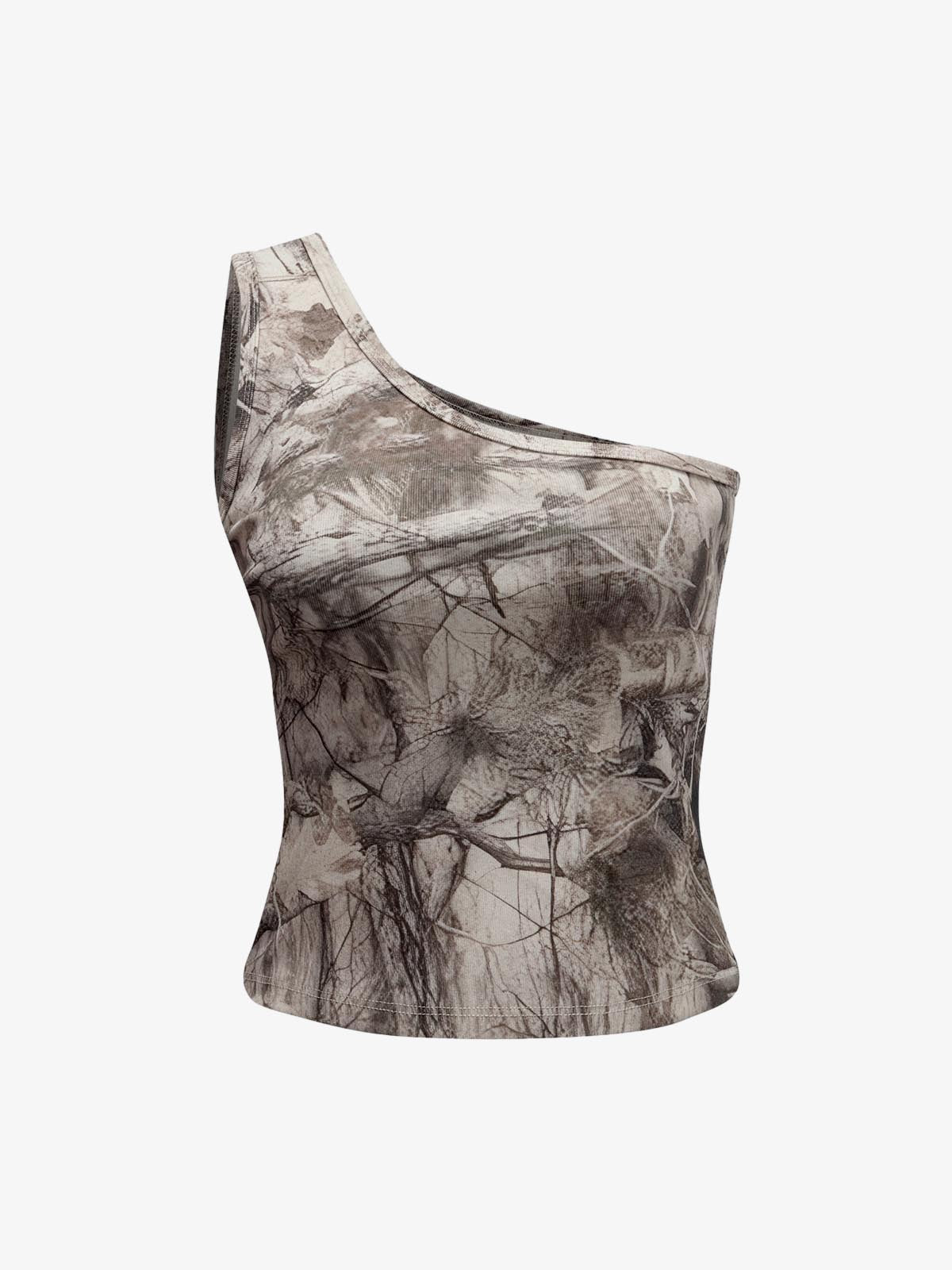 Camouflage Print Lightweight Shorts – Elastic Waist Drawstring Utility Shorts