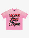 Retro-T-Shirt mit farblich abgesetztem Schriftzug