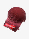 Baseballkappe im Used-Look mit ausgefranstem Schirm