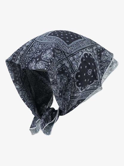 Floral Satin Feel Bandana 