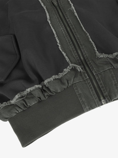 Raw Edge Deconstructed MA-1 Bomber Jacket 