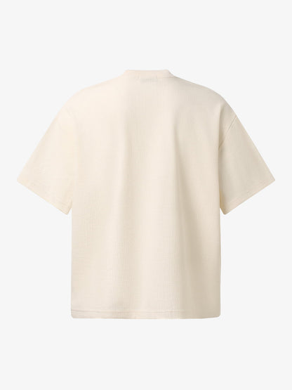 Waffle Knit Fun Graphic T-Shirt 