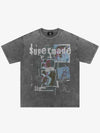 Washed Vintage Collage Graphic T-Shirt 