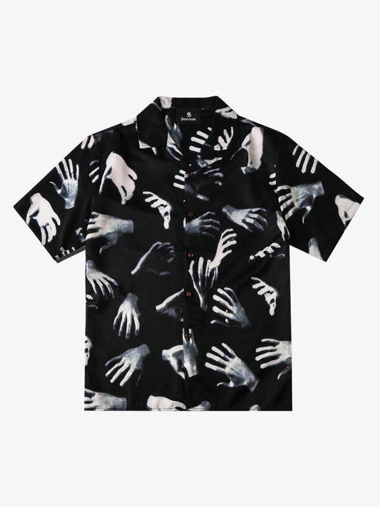 Gothic Ghost Hands Kubanisches Hemd