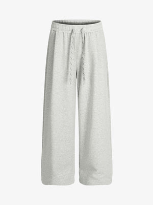 Drawstring Wide Leg Relaxed Sweatpants 
