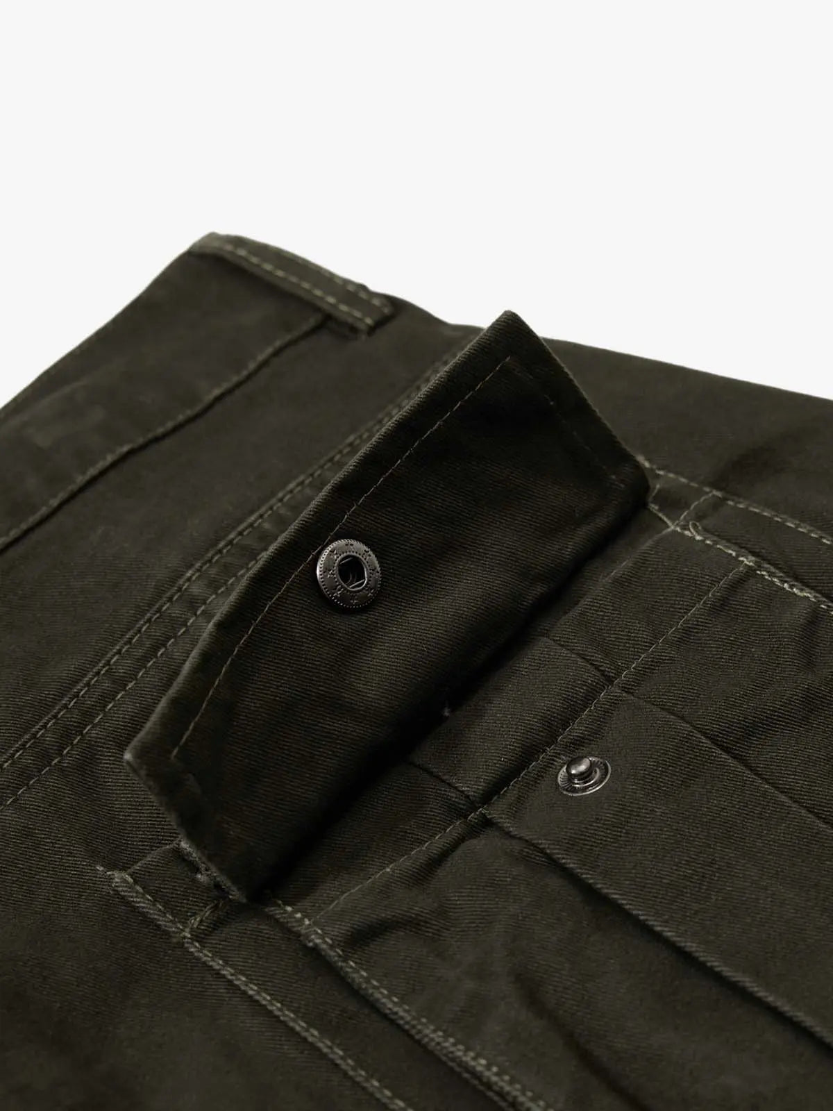 Draped Fabric Accessories Deconstructed Wide Leg Cargo Pants 
