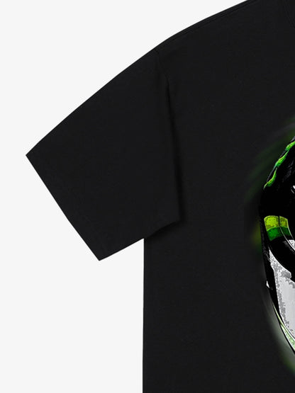 Motorcycle Helmet Graphic T-Shirt 