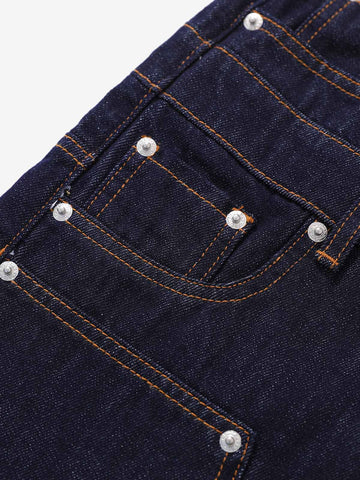 Studded Double-Waist Wide-Leg Jorts 