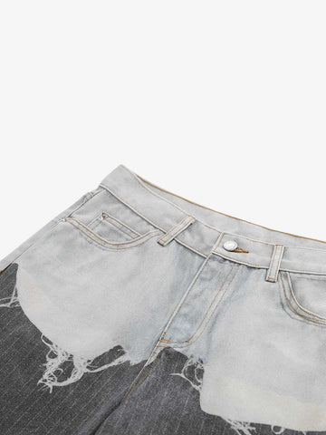 3D-gedruckte Trompe-L'oeil-Jeans