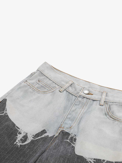 3D-gedruckte Trompe-L'oeil-Jeans