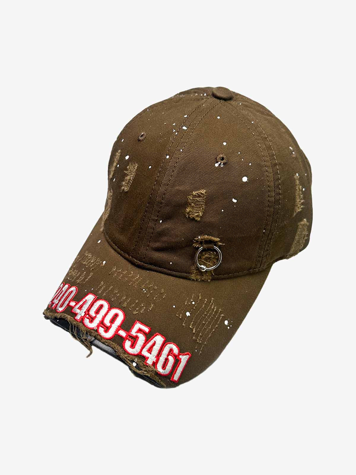 Numeric Embroidered Baseball Cap