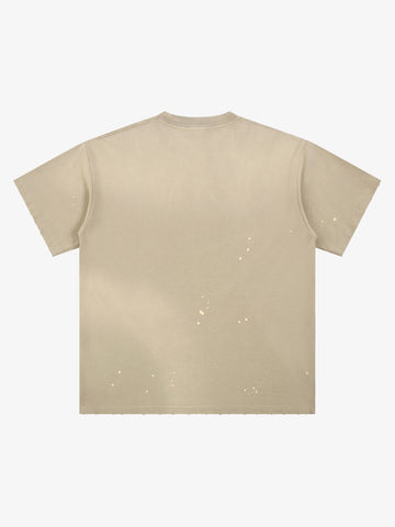 Black Oversized Graphic T-Shirt – 100% Cotton Distressed Boxing Print Streetwear Tee