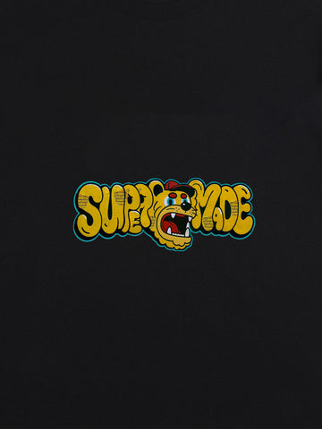 Street Graffiti Trendy Tiger Head Font T-Shirt 