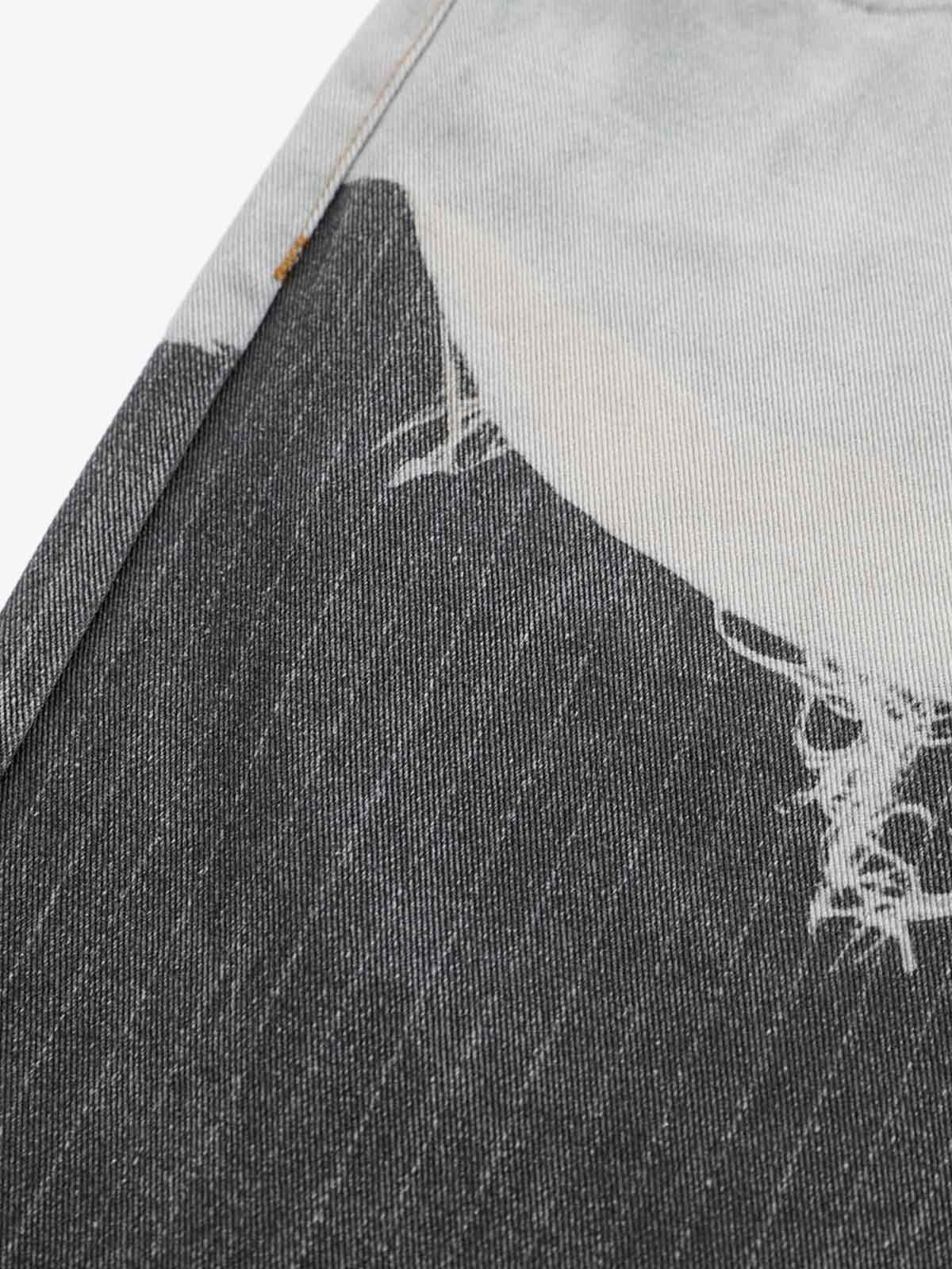 3D-gedruckte Trompe-L'oeil-Jeans