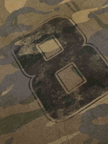 Camo Number 8 Graphic Long Sleeve T-Shirt 