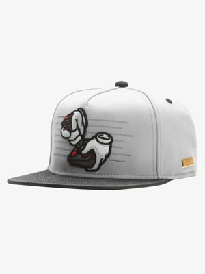 Baseballkappe mit grafischer Stickerei und Farbblockmuster