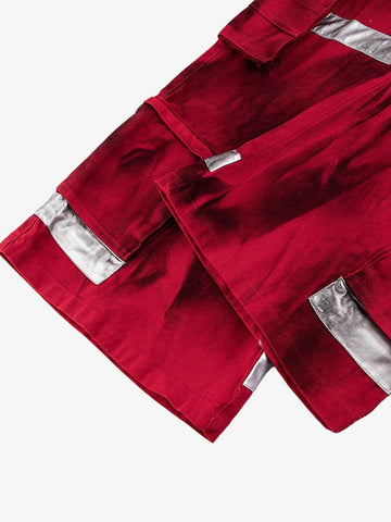 Cyberpunk-Cargohose mit reflektierenden Details und vielen Taschen