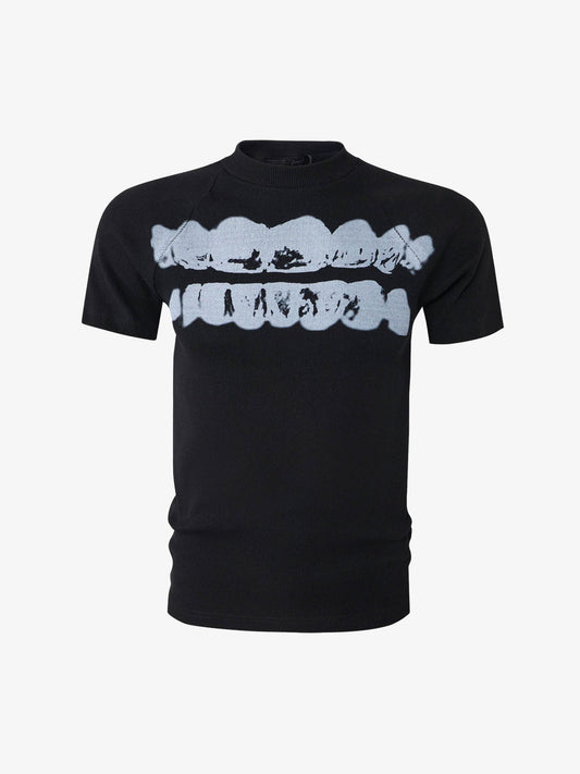 Geripptes Raglan-T-Shirt