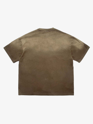 Twin Angels Cross Washed T-Shirt 