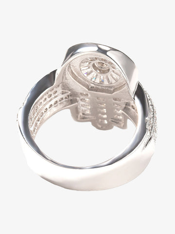 Zircon Palm Statement Ring 