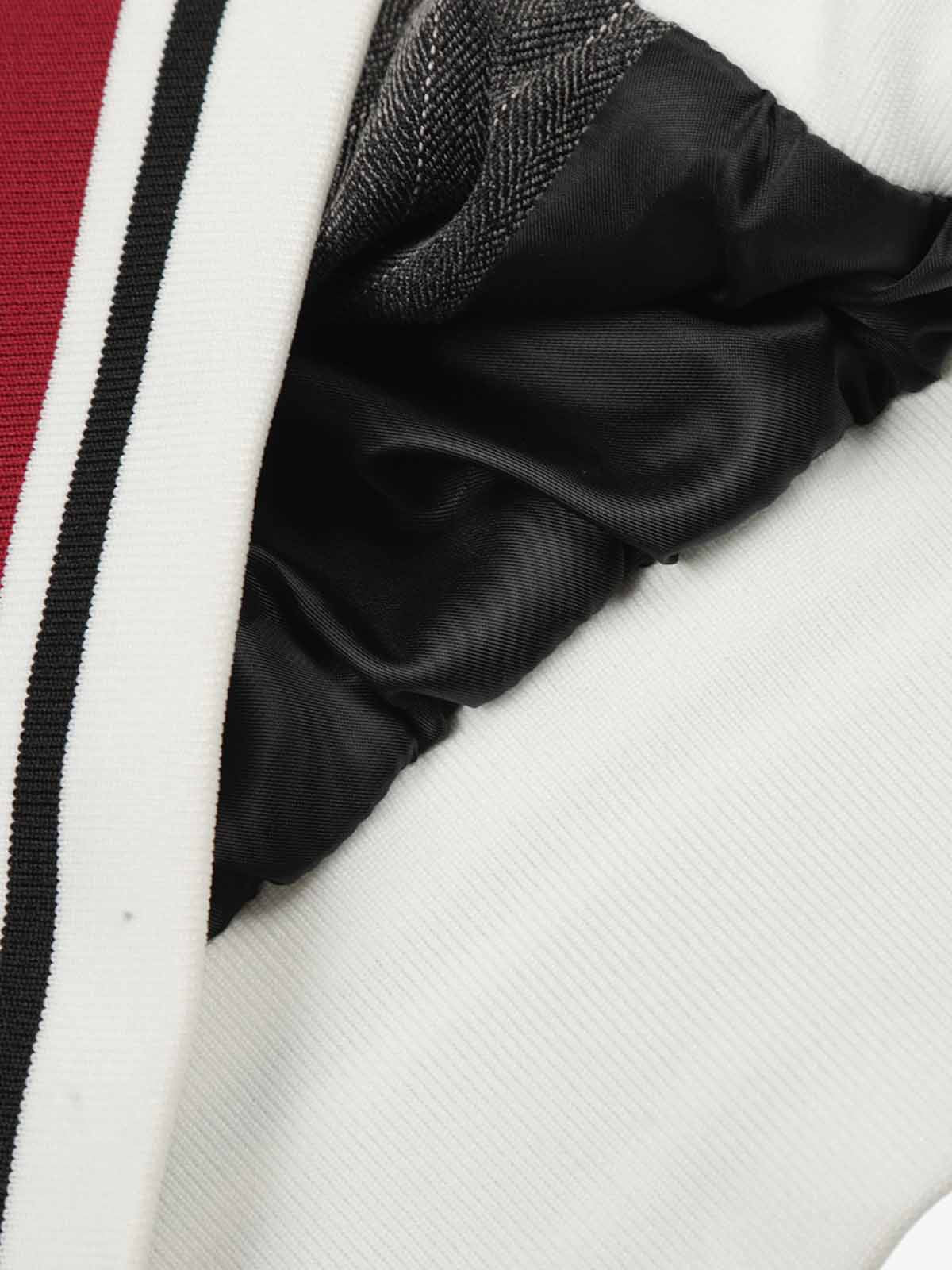 Retro Color-Blocked Striped Stand-Collar Tracksuit 