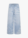 Distressed Frayed Textured Denim Jeans 