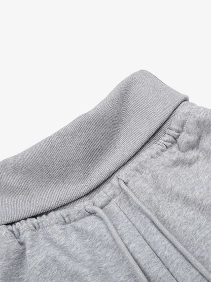 Fleece Cargo Shorts – High-Waisted Wide-Leg Loose Fit Streetwear Shorts