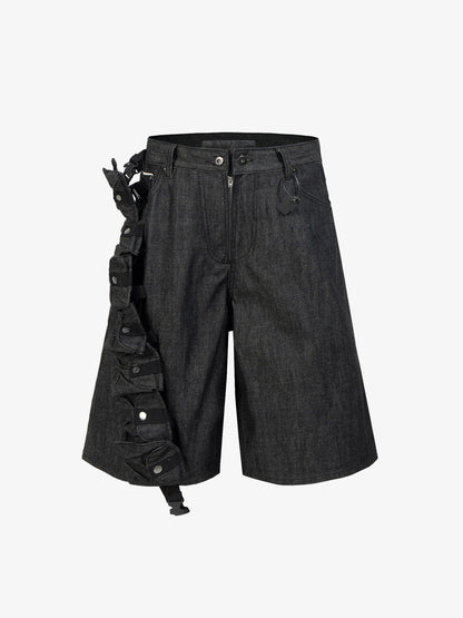 Side Strap Cargo Shorts