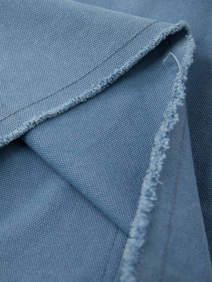 Supermade Multi-Element Appliqué Patchwork Denim Suit - 2593 