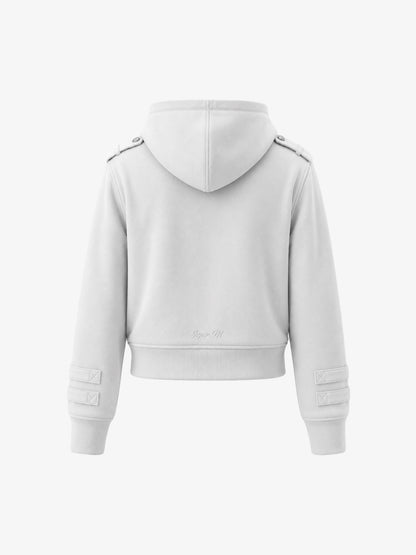 Militärische geflochtene Reißverschlussjacke