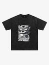 High Heel Soccer Ball Graphic T-Shirt 